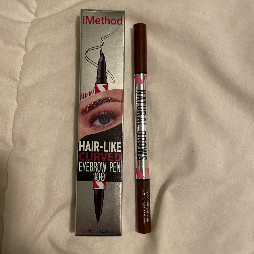 NWT iMethod Curved Eyebrow Pen - Dark Brown #2